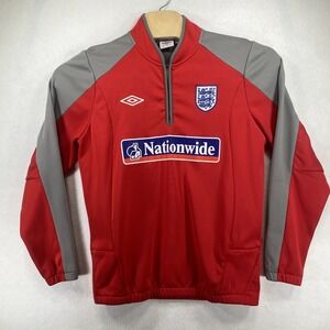 Men's soccer Umbro English National Team Warm Up 1/4 zip large C65